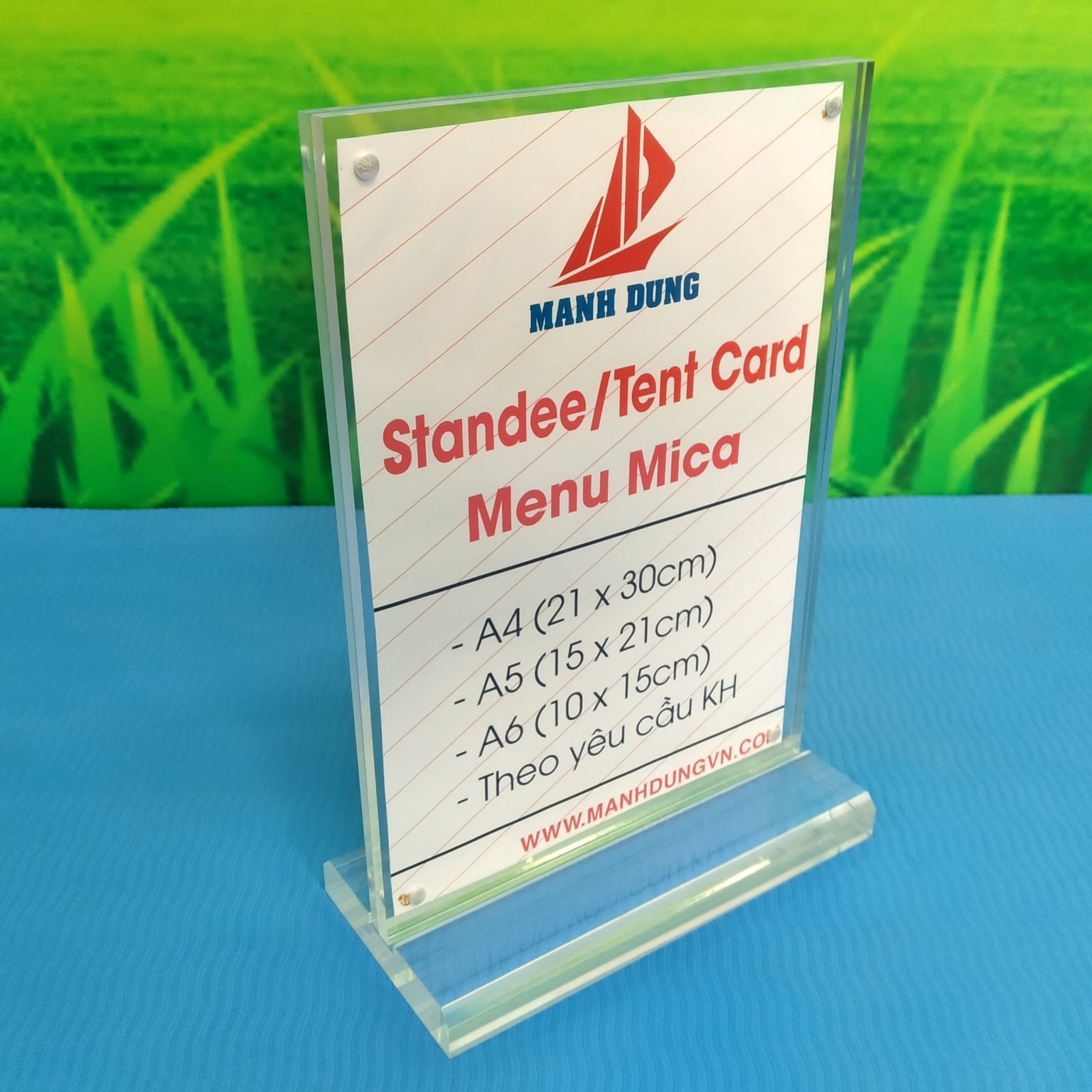 Menu Mica A4 tại TP HCM giá rẻ, hàng có sẵn - Xưởng sản xuất và gia ...